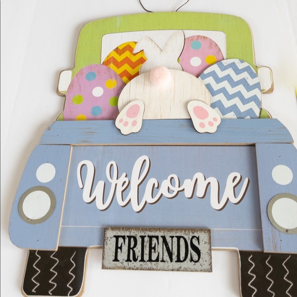 Easter Decor Sign~ Door Hanger ~ Wood Sign  NEW - Picture 4 of 4